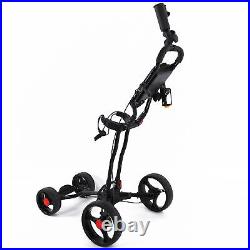 02 015 Walking Push Cart Foldable Portable Easy To Carry Push Cart 4 Wheel