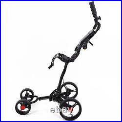 02 015 Walking Push Cart Foldable Portable Easy To Carry Push Cart 4 Wheel