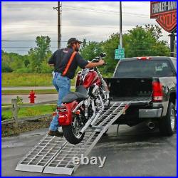 120 Aluminum 2,500 lb Off-Road 4-Wheel ATV & Golf Cart Loading Ramps MF2-12038