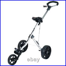2023 Big Max Lite III 3-Wheel Golf Trolley Push Pull Compact Aluminium Fold Cart