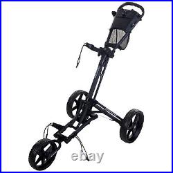 2023 FastFold Trike 2.0 Golf Trolley Push Cart 3 Wheel Fold Lightweight Compact