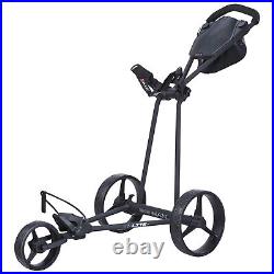 2024 Big Max Ti-Lite 3-Wheel Push Golf Trolley 5 Year Warranty Quick Fold Cart