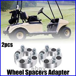 2pcs 1.5 Wheel Spacer Adapters 4.06 M12x1.25 Studs Fits Club Car Golf Carts