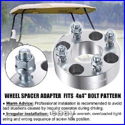 2pcs 1.5 Wheel Spacer Adapters 4.06 M12x1.25 Studs Fits Club Car Golf Carts