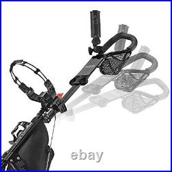 3 Wheel Golf Push Pull Cart Folding Trolley Compact Carrier Foldable Storage Bag