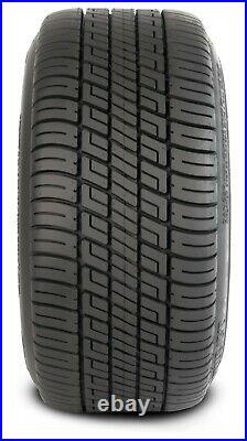 (4)Golf Cart 205/50-10 Tire on 10x7 Black/Machined Tempest Wheel Free Freight