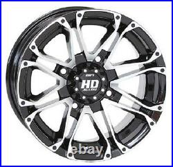 (4) ITP 14 SS LSI HD Aluminum Alloy Golf Cart Car Rim Wheels & Low Profile Tires