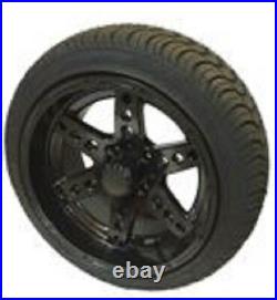 (4) ITP 14 SS STi Aluminum Alloy Golf Cart Car Rim Wheels & Low Profile Tires