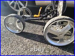 4 Wheel Sun Mountain Micro Cart Push Folding Golf Trolley With Brake