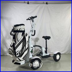 48v Li-Battery folding 4 wheels golf push cart electric scooter 2400W