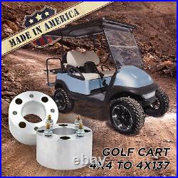 4x4 (4x101.6) to 4x137 USA Made Golf Cart Wheel Adapters 3 Thick Spacers x2