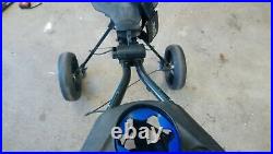 Bag Boy 3 Wheel Golf Cart Push Trolley Straps Brake Foldable Adjustable /BBGT