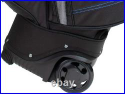 BagBOY Transit Golf Cart Bag with Wheels Black/Charcoal/Silver