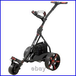 Ben Sayers 36 Hole Lead Acid Electric Golf Trolley Black / Red +free Gift Pack