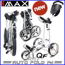 Big Max AutoFold FF Flat Folding Golf Trolley/Cart White/White NEW! 2022
