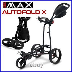 Big Max AutoFold X Golf Push Cart Trolley Phantom Black NEW! 2021