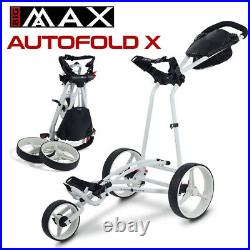 Big Max AutoFold X Golf Push Cart Trolley White/White NEW! 2021