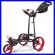 Big Max Autofold Ff 3 Wheel Golf Trolley Push Cart / Black / Red / 2023 Model