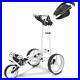 Big Max Autofold Ff 3 Wheel Golf Trolley Push Cart / White / 2023 Model