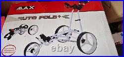 Big Max Autofold + Golf Trolley Push Cart 3-Wheel Black Model New