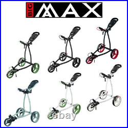 Big Max Blade IP 3 Golf Trolley 3 Wheel Push Trolley Golf Fold Compact Cart