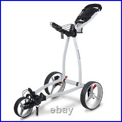 Big Max Blade IP 3-Wheel Golf Push Trolley/Cart White/White NEW! 2021