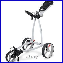 Big Max Blade Ip 3 Wheel Golf Trolley Push Cart / White / 2023 Model