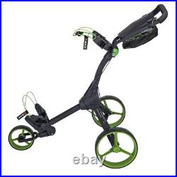 Big Max IQ+ Plus 3-Wheel Golf Trolley Folding Compact Cart Black / Lime