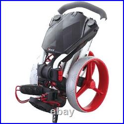 Big Max IQ+ Plus 3-Wheel Golf Trolley Folding Compact Cart Black / Red
