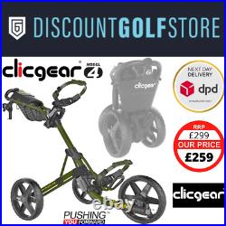 CLICGEAR Model 4.0 Golf Trolley Push Cart NEW 2021 ARMY GREEN + FREE GIFTS
