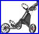 CaddyTek EZ-Fold 3 Wheel Golf Push Cart Golf Trolley With Mobile Holder DarkGrey