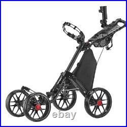 CaddyTek Explorer Golf Push Cart Holder 3 Wheel Outdoor Carts Pushcart Pull