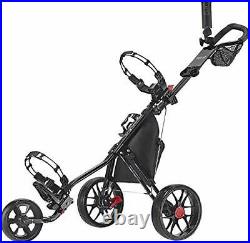 Caddytek CaddyLite 11.5 V3 3 Wheel Golf Push Cart Superlite Deluxe Lightwei