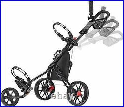 Caddytek CaddyLite 11.5 V3 3 Wheel Golf Push Cart Superlite Deluxe, Lightweigh