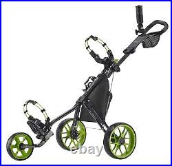 Caddytek CaddyLite 11.5 V3 3 Wheel Golf Push Cart Trolley Lightweight - Green