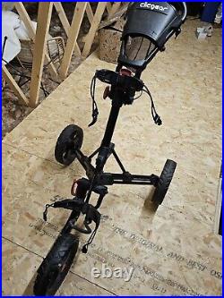 ClicGear Model 3.0 Golf Trolley Push Cart, Black & Red, Great working condition