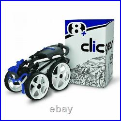 Clicgear 8.0+ Golf Push Cart Trolley 4-Wheel Black NEW! 2021