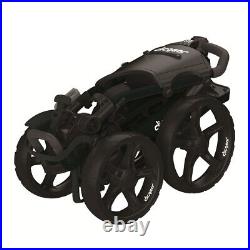 Clicgear 8.0+ Push Golf Trolley (Black) With 4 Wheels