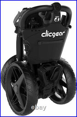 Clicgear Model 4.0 Golf Push Cart BLACK NEW-Factory Sealed 3-Wheel