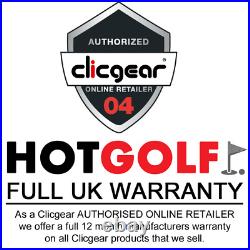 Clicgear Model 4.0 Golf Trolley Push Cart / New For 2022 / Black +free Gift