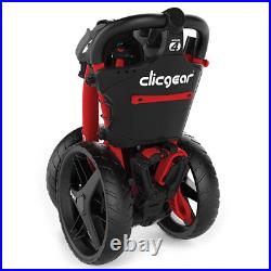 Clicgear Model 4.0 Golf Trolley Push Cart / New For 2022 / Red +free Gift