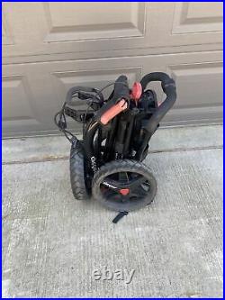 Clicgear Push Cart Golf Three Wheel Foldable Black