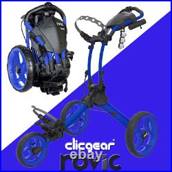 Clicgear Rovic Rv1c Compact Golf Trolley / Ltd Edition Blue Model / +free Gifts