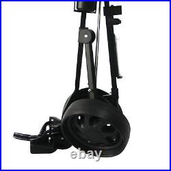 Collapsible Golf Buggy Trolley Cart Push Pull 2 Wheels Carry Scorecard Balls