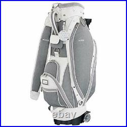 DUNLOP Golf Ladies Caddy Bag with Wheel XXIO 8.5 x 46 inch 3.9kg Gray GGC-X114W