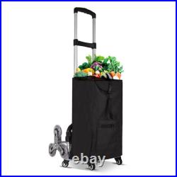 Durable Stair Climbing Cart Folding With Wheels Heavy Duty with Rope Trolley