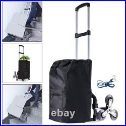 Durable Stair Climbing Cart Folding With Wheels Heavy Duty with Rope Trolley