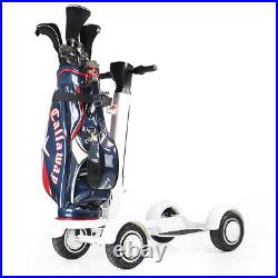 Electric Golf Cart 2000W 48V 20km/h 10 Tire Four Wheel Golf Skateboard Cart