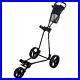 FastFold Comp6000 Golf Trolley 3-Wheel Push Cart Lightweight Compact Folded