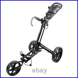 FastFold Trike 2.0 Wheel Push Golf Cart Trolley